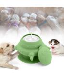 MoYouno Newborn Pet Feeder Set - 4 Teats Puppy Bottles & Silicone Milk Bowl 150 ML - Ideal for Nursing Puppy, Kitten, Squirrels - Green - Buy Online on SooperMarket.com