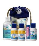 EcoConscious Travel Kit | Body & Hair Care Gift Set | Shampoo Conditioner SPF30 Sunscreen & Hydrating Lip Balm by Stream2Sea - International Shipping Available - Buy Online on SooperMarket.com
