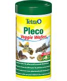 Tetra Pleco Veggie Wafers - Mineral-Rich Fish Feed for Herbivorous Soil Fish - 250 ml Can (105 g) - Improves Vitality - Buy Online on SooperMarket.com