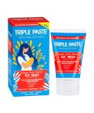 Triple Paste 3X Max Diaper Rash Ointment for Baby - 2 oz Tube - Maximum Strength Diaper Rash Cream Treats, Soothes and Prevents Severe Diaper Rash with 40% Zinc Oxide - Buy Online on SooperMarket.com