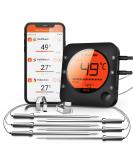 Buy Bfour Kitchen Bluetooth Thermometer - Digital Grill Meat Thermometer with 6 Probes & Alarm | Perfect BBQ Gift - Buy Online on SooperMarket.com