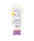 Aveeno Baby Zinc Oxide Mineral Sunscreen Lotion SPF 50, 3 fl. oz, Tear-Free, Paraben-Free - Travel-Size - Buy Online on SooperMarket.com