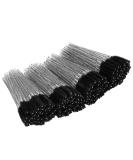 Tifanso 200PCS Disposable Eyelash & Eyebrow Mascara Brush Wand - Black | Extension Supplies - Buy Online on SooperMarket.com