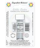 Sugarflair Silver Sparkle Edible Lustre Dust Add a Lustrous Shine to Cakes or Decorations. Brush On or Add Rejuvenator to Create Eye-Catching Edible Paint Gives Shine to Your Bakes - 2g - Buy Online on SooperMarket.com