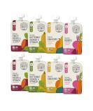 Serenity Kids 6+ Months Certified Organic Baby Food Pouches Veggie Puree | No Sugary Fruits or Added Sugar | Allergen Free | 3.5 Ounce BPA-Free Pouch | Variety Pack | 8 Count - Buy Online on SooperMarket.com