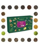 VAHDAM Assorted Loose Leaf Tea Sampler Gifts Set (20 Teas 100+ Servings) Christmas Tea Gifts Set - Green Tea Chai Tea & More | Gifts For Women Men and Adults World of Tea Sampler - 20 Teas - Buy Online on SooperMarket.com