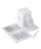 Chrontier 100PCS Body Piercing Needles 15G 1.4mm Gauge Sterilized Surgical Steel For Ear Nose Lip Navel Belly Tongue Nipple Eyebrow Labret Piercing Tool Supply - Buy Online on SooperMarket.com