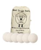 Buy Eco-Friendly Wool Dryer Balls - 6-Pack Reusable Anti-Static Laundry Balls for Pet Hair Removal & Faster Drying - Buy Online on SooperMarket.com