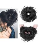 XXL Dark Black Hairpiece Extensions Bun - Updos & Hair Ties for Women | 45g High-Quality Hair Extensions - Buy Online on SooperMarket.com