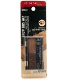 Rimmel London Brow This Way Sculpting Kit 001 Blonde - Precision Brow Shaping - Buy Online on SooperMarket.com
