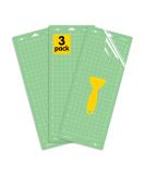 HTVRONT Standard Grip Cutting Mat for Cricut Joy - 3 Pack - 4.5x12 Quilting Mats for Cardstock and HTV Crafts - Green Cut Mats Replacement for Cricut - Adhesive Sticky Grip - Accessories Included - Buy Online on SooperMarket.com