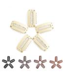 iExtension 20 clips for clip in extensions real hair wefts hair extension wig hair clip hair clips - beige - Buy Online on SooperMarket.com
