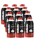 Gillette Foamy Regular Shaving Cream, Pack of 12, 11 oz each - Buy Online on SooperMarket.com
