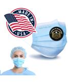Brightt ASTM Level 3 Face Masks - 4 Ply Disposable Made in USA 50 Packs Elastic Ear Loops for Adults - International Shipping Available - Buy Online on SooperMarket.com