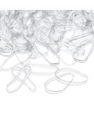 500 Pack 3mm Clear Elastic Hair Bands - eBoot Rubber Bands for Hair Styling - Buy Online on SooperMarket.com