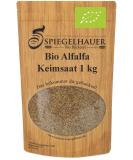 Bio alfalfa Lucerne germ seed - sprout seeds for the breeding of Alfalfasprossen - the natural energy dispenser - delicious in salads - Contents: 1 kg alfalfa seed - Buy Online on SooperMarket.com