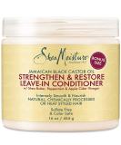 Shea Moisture Leave in Conditioner with Jamaican Black Castor Oil for Hair Growth, Strengthen & Restore, Vitamin E, Curly Hair Products Safe for use on Hair Color, 16 Oz Peppermint 16 Ounce (Pack of 1) - Buy Online on SooperMarket.com