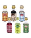 Preema Food Flavouring Essence Bundle - Peppermint, Almond, Vanilla, Strawberry, Orange, 6-Pack - Buy Online on SooperMarket.com