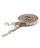 Rudelknig Dog Leash Paola 2.30m - Adjustable Reflective Leash for Medium & Large Dogs - Stylish Rose Color - Buy Online on SooperMarket.com