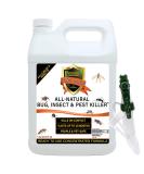 128 oz Natural Bug and Insect Killer for Indoor and Outdoor Use - Flea, Tick, Ant, Spider, Bed Bug, Dust Mite, Roach Control with Trigger Sprayer - 1 Gallon - Buy Online on SooperMarket.com