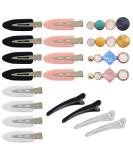 20pcs No Bend Duckbill Hair Clips Set - Curl Hair & Makeup Styling Clips for Salons & Bangs (Color) - Buy Online on SooperMarket.com