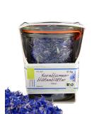 Organic Flower Gifts in Plastic-Free Weckglas | Small Tea Elder & Cornflower Petals - Buy Online on SooperMarket.com
