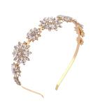 Sparkling Rhinestone Flower Crown Headband for Women & Girls - Bridal Wedding Hair Accessory - Buy Online on SooperMarket.com