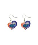 Aminco NCAA Florida Gators Swirl Heart Earrings - Buy Online on SooperMarket.com