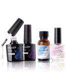 Gellen Nail Dehydrator Primer & Top/Base Coats Kit - Fast Air Dry, Strengthening System for Acrylics, Builder Gel Polish - Superior Protein Bonding - Buy Online on SooperMarket.com