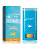 Buy Sunscreen Stick SPF 50+ - Lightweight Water Resistant Face Sunscreen for All Skin Types - Effective UV Protection & Moisturizing | International Shipping - Buy Online on SooperMarket.com