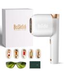 BoSidin IPL Laser Hair Removal Painless 2-in-1 Face Rejuvenation 6+1 Modes 6 Levels Permanent Hair Removal Kit for Women with Shaver & Goggles - Buy Online on SooperMarket.com