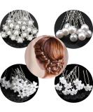 20Pcs Pearl Hair Pins Bridal Hair Pins Wedding Hair Pins Flower Hair Pins for Women Wedding Bridesmaid Hair Accessories for Women Girls Wedding Ball - Buy Online on SooperMarket.com