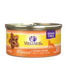 Wellness Complete Health Grain-Free Wet Cat Food - Natural Chicken in Gravy, 24-Pack, No Wheat or Artificial Additives - Buy Online on SooperMarket.com