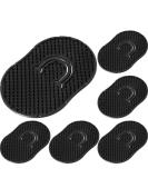 6 Packs Pocket Palm Combs, Shampoo Comb, Massager Hair Brush Comb, Scalp Massager Brush Comb (Black) - Buy Online on SooperMarket.com