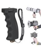 Universal Ergonomic Camera Stabilizer & Selfie Stick for Vlogging | Handheld Monopod with Light Holder | DSLR & Mirrorless Camcorder Accessories - Buy Online on SooperMarket.com