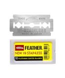Feather Double Edge Safety Razor Blades 10 Count 10 Count (Pack of 1) - Buy Online on SooperMarket.com