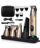 Bestauty Dock Charging Beard Trimmer | 5-in-1 Cordless Shaving Kit for Men | Hair Clippers Face Razors & Nose Hair Trimmer | Perfect Birthday Gift for Men - Buy Online on SooperMarket.com