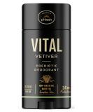 Honestly pHresh Natural Prebiotic Deodorant for Men  Baking Soda & Aluminum Free Safe for Sensitive Skin  24 Hour Odor Protection  2.25 Oz  Vital Vetiver - Buy Online on SooperMarket.com