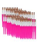 Disposable Makeup Lip Brushes - 100pcs Set | Mini Lip Applicator Wands for Smooth Lip Makeup Application - No Shedding - Buy Online on SooperMarket.com
