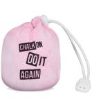 Ninja Sports Gym Chalk Ball 2.3 oz for Gymnastics, Weight Lifting, Rock Climbing - Pink Refillable Sock Bag - CHALK ON DO IT AGAIN - Buy Online on SooperMarket.com