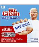 Mr. Clean Magic Eraser, Extra Durable Pro Version, Shoe, Bathroom, and Shower Cleaner, Cleaning Pads with Durafoam, 10 Count - Buy Online on SooperMarket.com