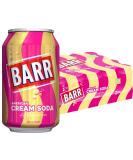 BARR since 1875 American Cream Soda No Sugar Sparkling Soft Drink with a Creamy Taste of American Cream Soda "Fizzingly Fun" - 24 x 330ml Cans American Cream Soda - No Sugar 330ml | 24 Cans - Buy Online on SooperMarket.com