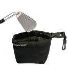 Club Scrub Golf Club and Golf Ball Cleaning Bag, Waterproof Clean Face Technology Liner, Perfectly Dry Neoprene Exterior, Detachable Clip, Machine Washable, Cleans Club Grooves Black - Buy Online on SooperMarket.com