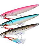 TRUSCEND Saltwater Jigs Fishing Lures with Flat BKK Hooks - Sea Fishing Spoon Lure for Tuna, Salmon, Grouper - Slow Pitch, Knife, Vertical Jigs - Bass Blade Bait 10g-160g G1-3.8 -2.1oz - Buy Online on SooperMarket.com