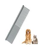 Stainless Steel Pet Comb | Detangling Tool for Dogs and Cats | Grooming Tool for Small, Medium, and Large Pets - Buy Online on SooperMarket.com