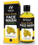 Sulfur Face Wash for Acne - All Natural Facial Cleanser with Lemongrass Oil - 4oz Mattifying Cleanser for Oily Skin - Made in USA - Buy Online on SooperMarket.com