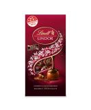 Lindt Lindor Double Chocolate Balls 137g | Premium Whole Milk Chocolate with Melting Filling | Perfect Praline Gift | Buy Internationally - Buy Online on SooperMarket.com