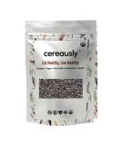 Cereausly Organic Black Chia Seeds - 4 Lb Bulk Pack | Non-GMO, Kosher, Gluten-Free, Vegan - Buy Online on SooperMarket.com