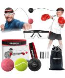 PROIRON Boxing Reflex Ball Set with Safety Glasses - Hand Eye Coordination Training Equipment for Adults and Kids - Includes 4 Balls and 2 Headbands - Ideal Boxing MMA Gift for Teenage Boys - Buy Online on SooperMarket.com
