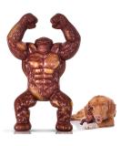 LUKITO Indestructible Dog Toys Dog Toys Indestructible Dog Toys to Real Beef for Dog Birthday Dog Chew Toys for Aggressive Chewers Tough Dog Toys for Boredom Dog Toys for Large Dogs brown - Buy Online on SooperMarket.com